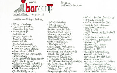 Einmal ist immer das erste Mal – mein erstes BarCamp